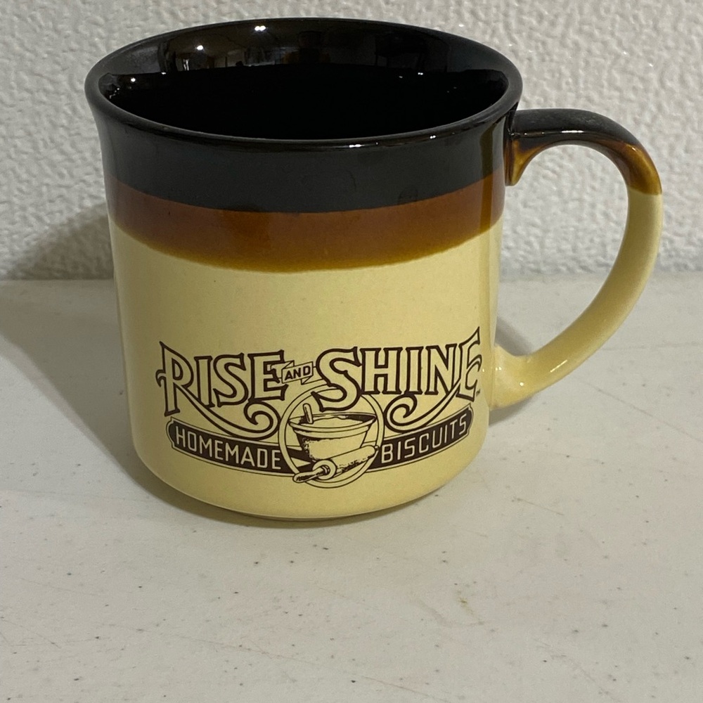 Hardee’s 1986 mug Rise and Shine VTG coffee cup